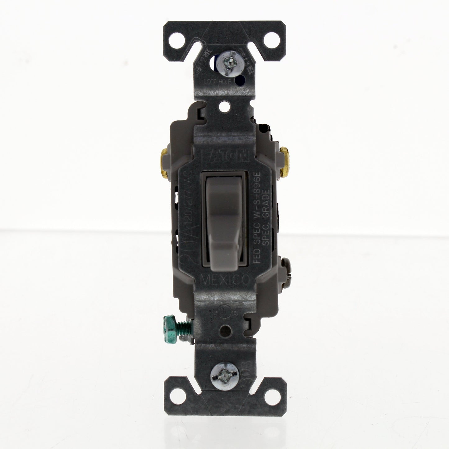 Eaton CSB320GY Gray 3-Way Commercial Grade Toggle Wall Light Switch 20A 120/277V