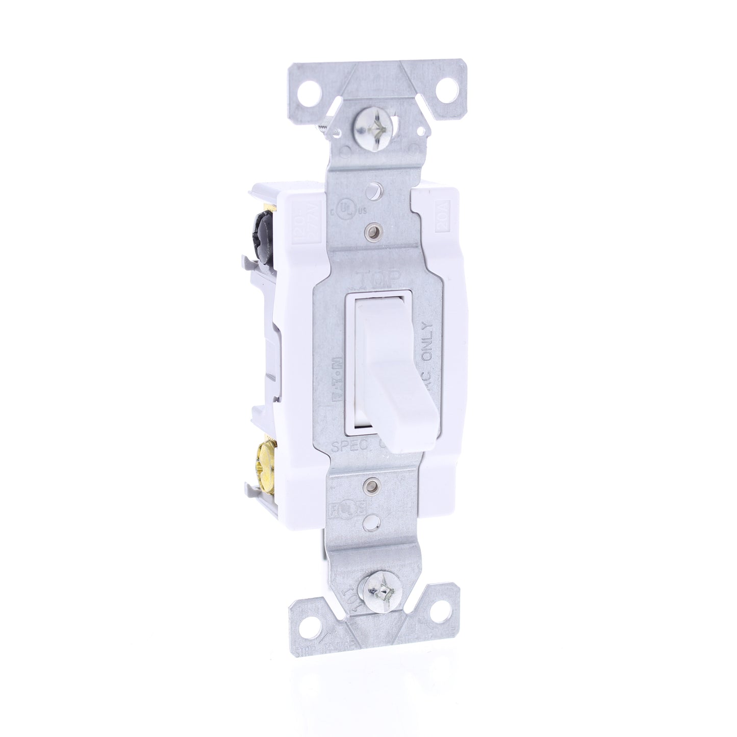Eaton CSB420W White Commercial Grade 4-Way Toggle Wall Light Switch 20A 120/277V