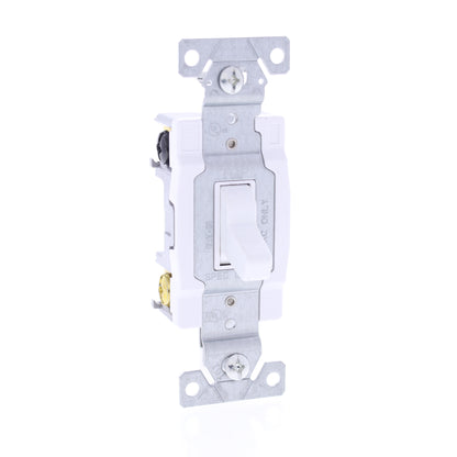 Eaton CSB420W White Commercial Grade 4-Way Toggle Wall Light Switch 20A 120/277V