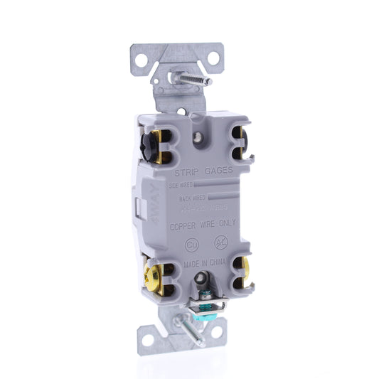 Eaton CSB420W White Commercial Grade 4-Way Toggle Wall Light Switch 20A 120/277V