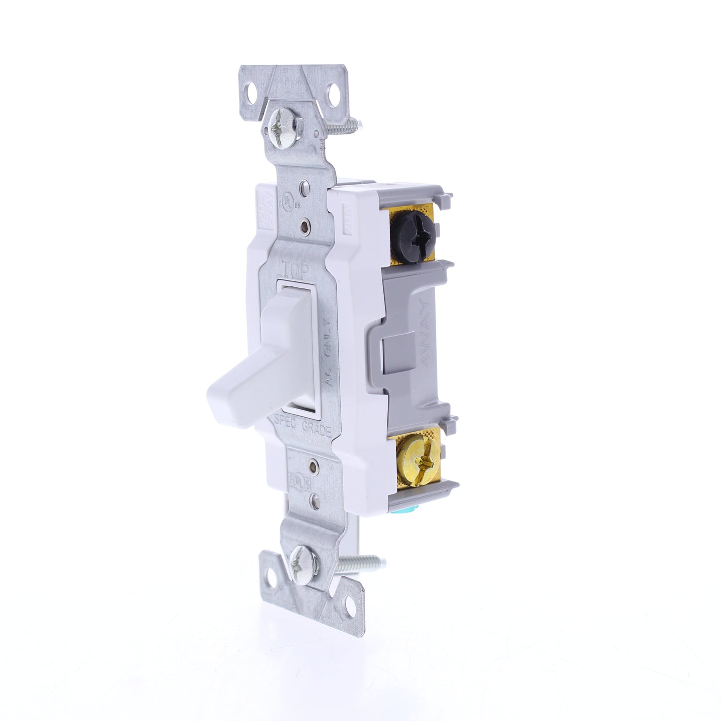 Eaton CSB420W White Commercial Grade 4-Way Toggle Wall Light Switch 20A 120/277V