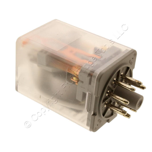 Eaton D3 Plug-In Octal Relay DPDT 24VDC Coil 16A 470 Ohm D3PR2T1-A3