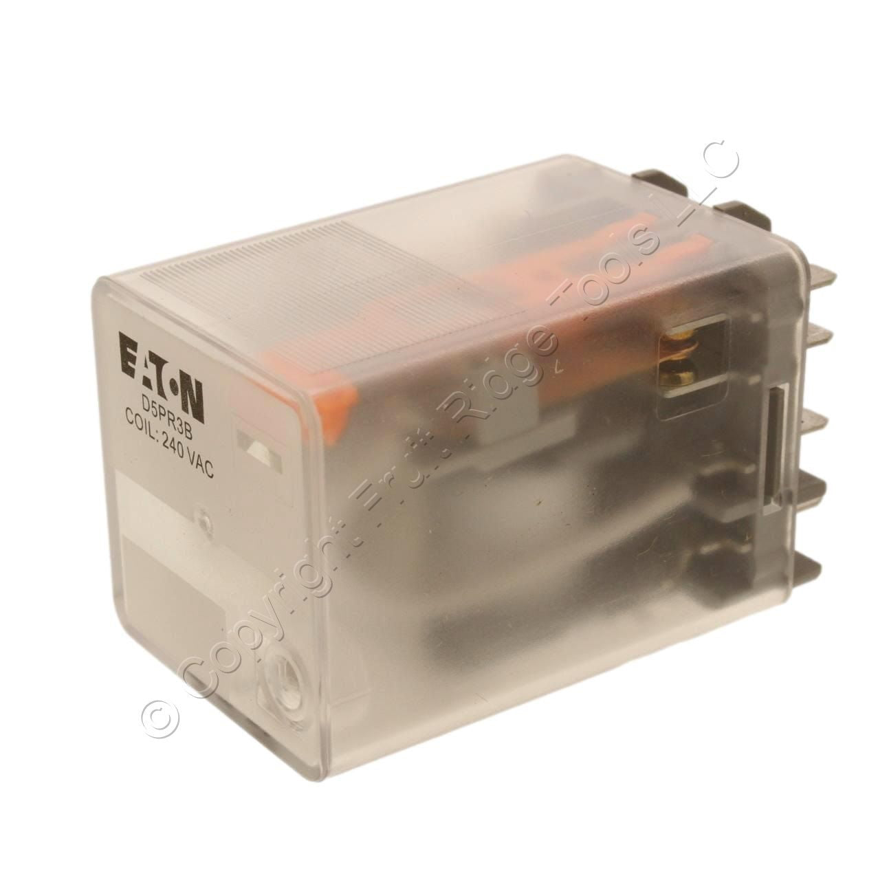 Eaton D5 Plug-In Relay 3PDT 240VAC Coil 16A 7200 Ohm D5PR3B-A3
