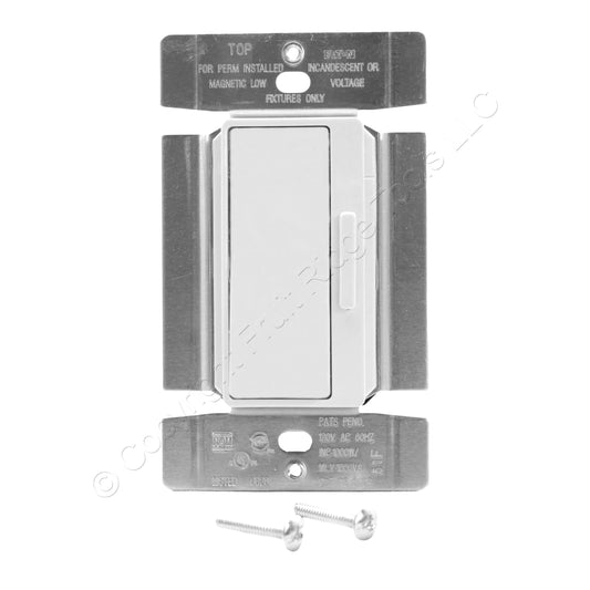Eaton DI10P-W White Single-Pole/3-Way Decorator Slide Dimmer Incandescent 1000W