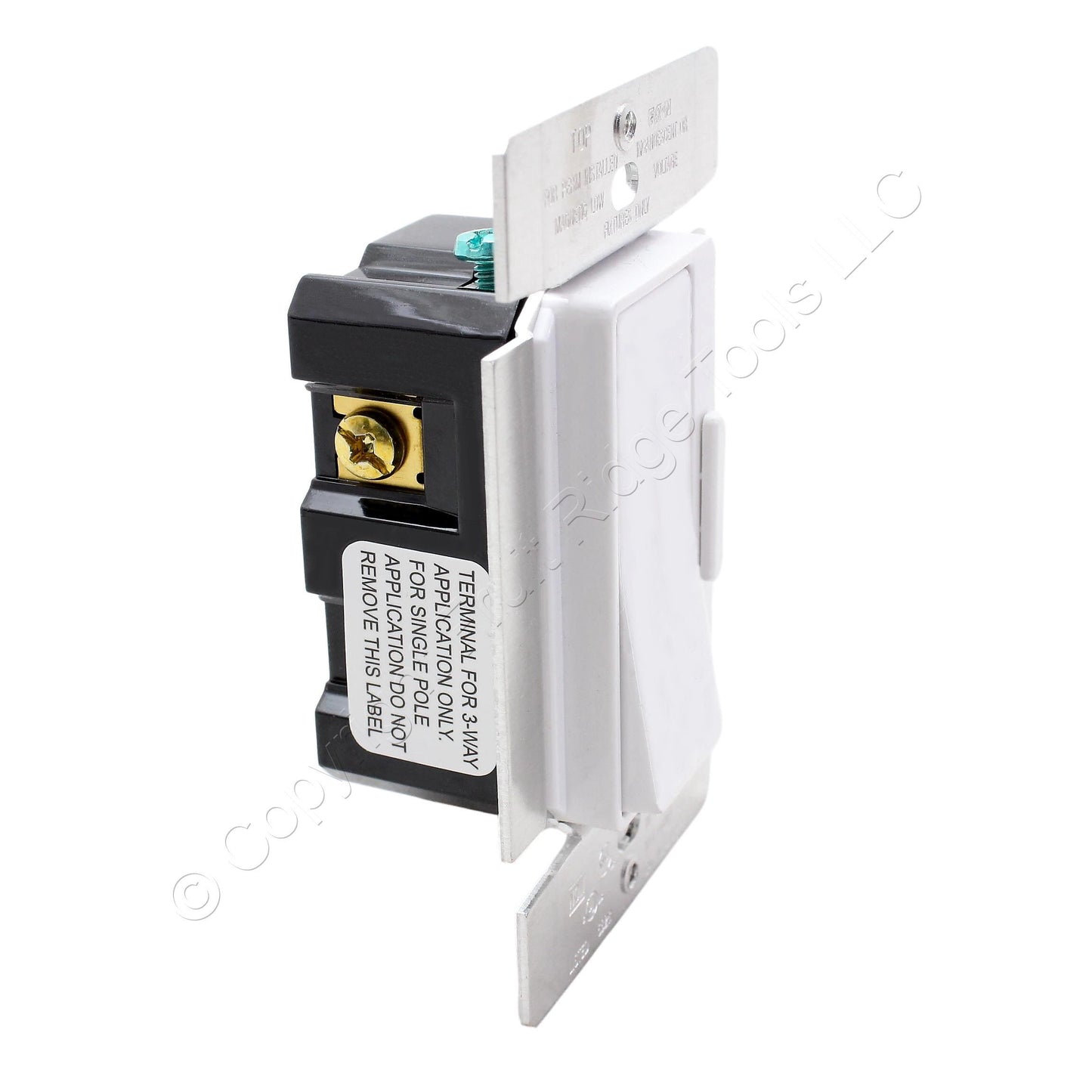 Eaton DI10P-W White Single-Pole/3-Way Decorator Slide Dimmer Incandescent 1000W