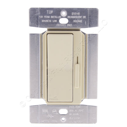 Eaton Lt Almond 1-Pole/3-Way Decorator Slide Dimmer Incandescent 1000W DI10P-LA
