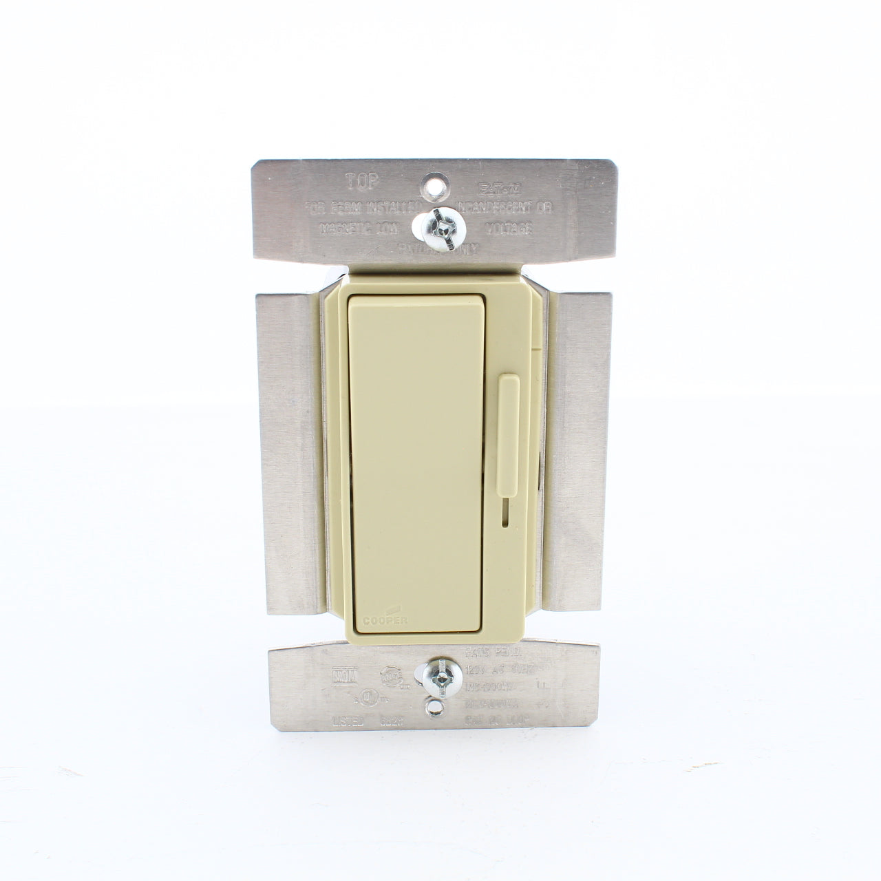 Eaton Ivory Single-Pole/3-Way Decorator Slide Dimmer Incandescent 1000W DI10P-I