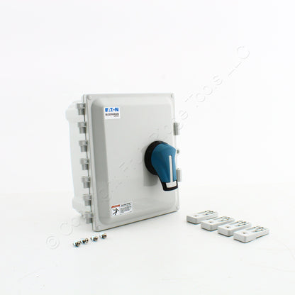 Eaton ER4 Industrial Rotary Fused Disconnect Switch 30A 600V Type J ER4P-30J3PB