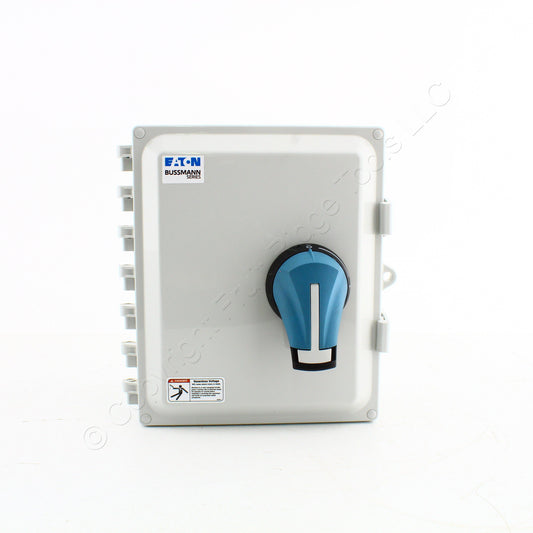 Eaton ER4 Industrial Rotary Fused Disconnect Switch 30A 600V Type J ER4P-30J3PB