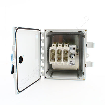 Eaton ER4 Industrial Rotary Fused Disconnect Switch 30A 600V Type J ER4P-30J3PB