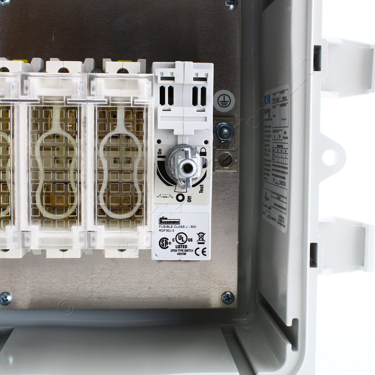 Eaton ER4 Industrial Rotary Fused Disconnect Switch 30A 600V Type J ER4P-30J3PB
