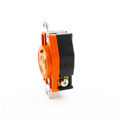 Eaton Orange Isolated Ground Turn Twist Locking Outlet L7-30R 30A 277V IGL730R