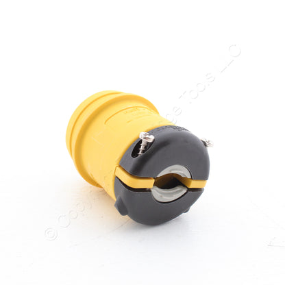 Eaton Yellow Corrosion Resistant Twist Locking Plug L14-20P 20A 125/250V L1420PY