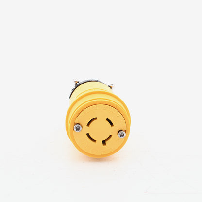 Eaton Yellow Corrosion Resistant Locking Connector L16-20 20A 480V 3� L1620CY
