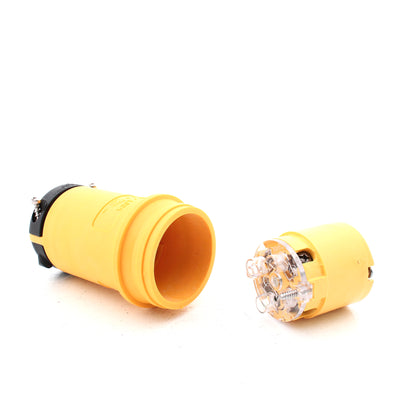 Eaton Yellow Corrosion Resistant Locking Connector L16-20 20A 480V 3� L1620CY