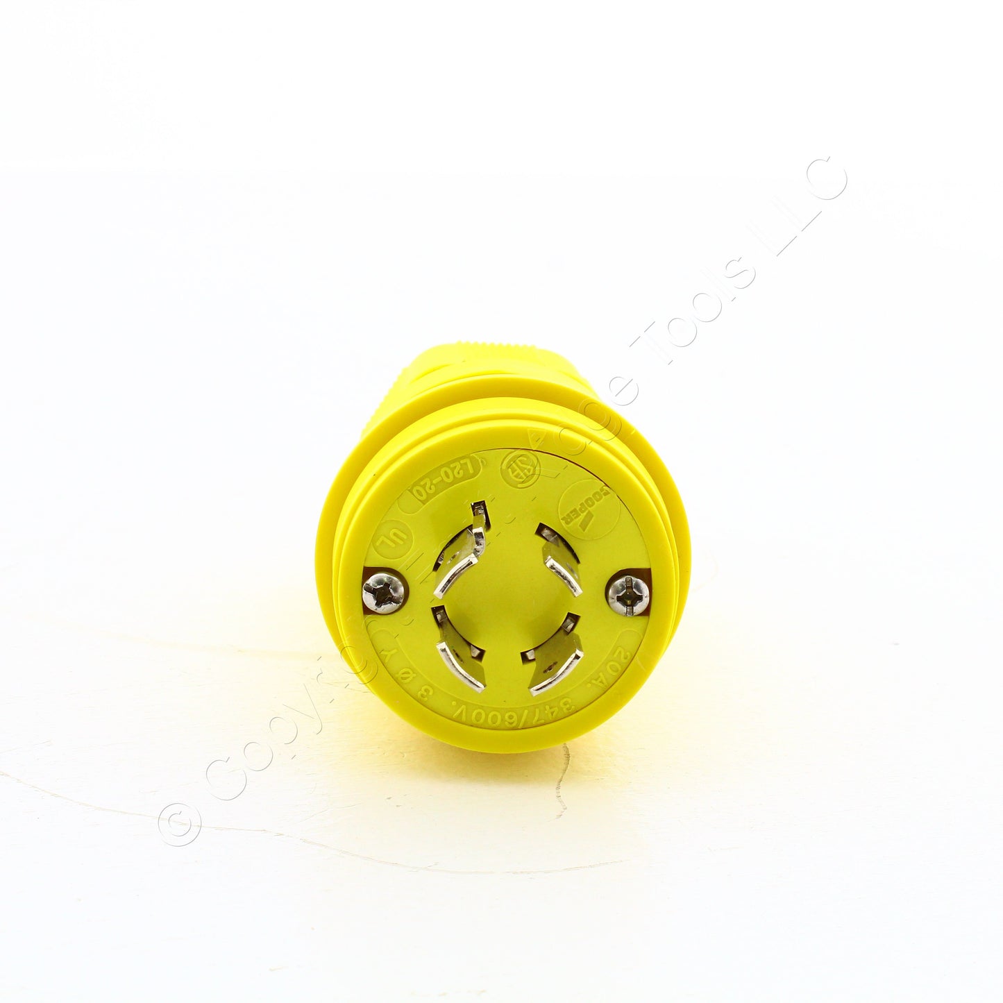 Eaton Arrow Hart Watertight Locking Plug Nema L20-20P 20A 347/600V 3�Y L2020PW