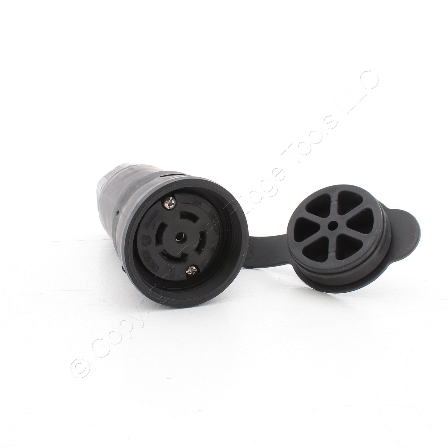 Eaton L2130CWBK Black Watertight 30A Locking Connector Plug L21-30R 120/208V 3?Y