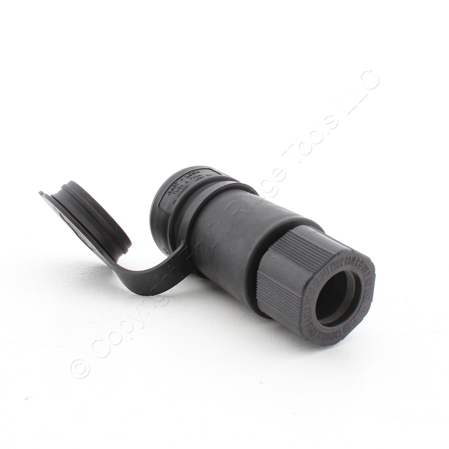 Eaton L2130CWBK Black Watertight 30A Locking Connector Plug L21-30R 120/208V 3?Y