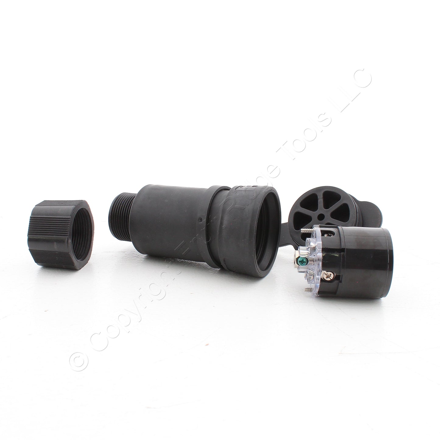 Eaton L2130CWBK Black Watertight 30A Locking Connector Plug L21-30R 120/208V 3?Y