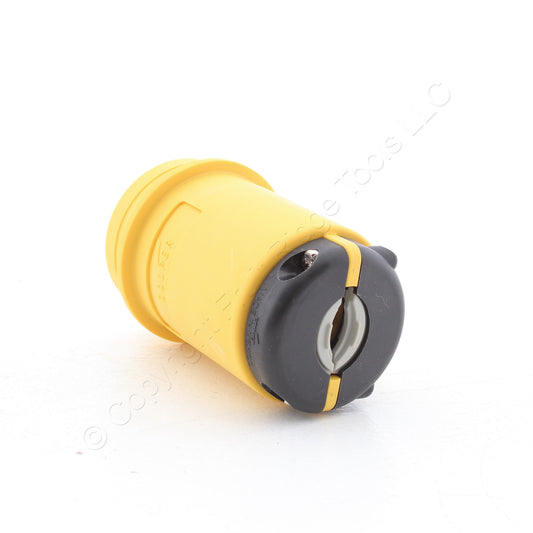Eaton Yellow Corrosion Resistant Lock Connector L21-30R 30A 120/208V 3�Y L2130CY