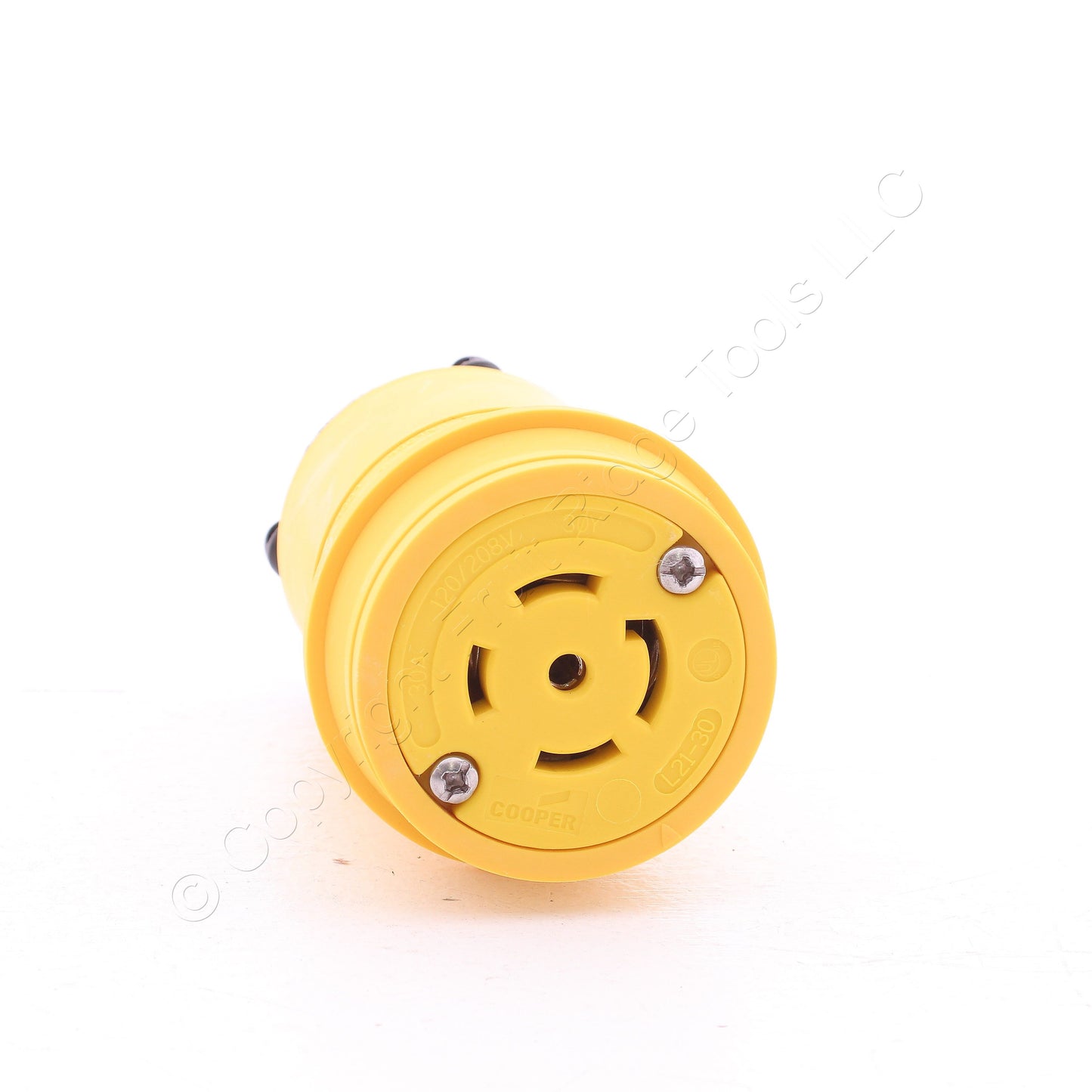 Eaton Yellow Corrosion Resistant Lock Connector L21-30R 30A 120/208V 3�Y L2130CY