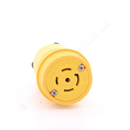 Eaton Yellow Corrosion Resistant Lock Connector L21-30R 30A 120/208V 3�Y L2130CY
