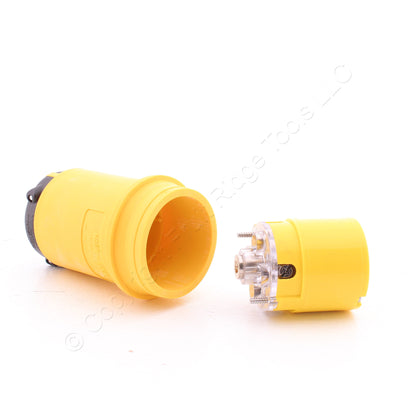 Eaton Yellow Corrosion Resistant Lock Connector L21-30R 30A 120/208V 3�Y L2130CY