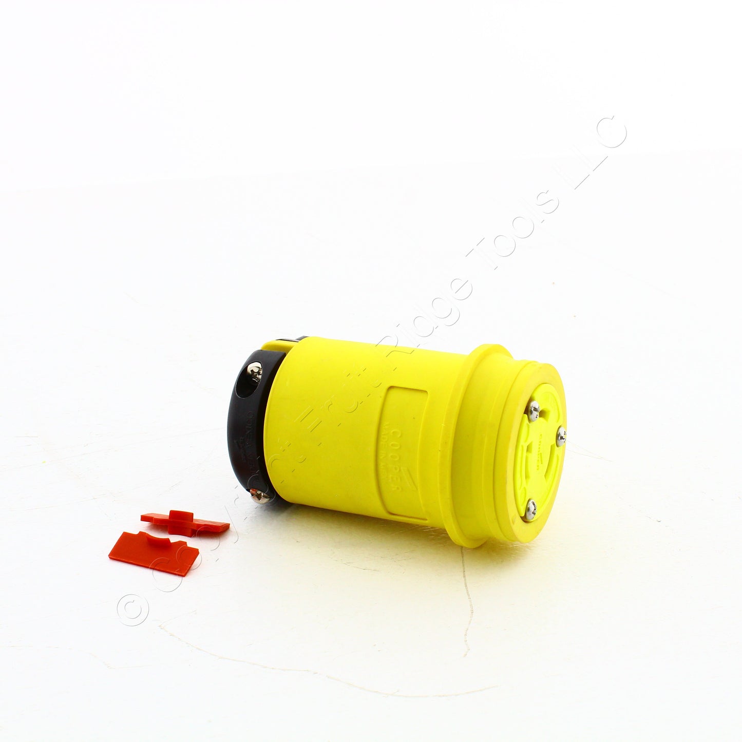 Eaton Yellow Twist Locking Insulated Connector Nema L5-30R 30A 125V 2P3W L530CY