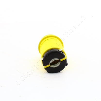 Eaton Yellow Twist Locking Insulated Connector Nema L5-30R 30A 125V 2P3W L530CY