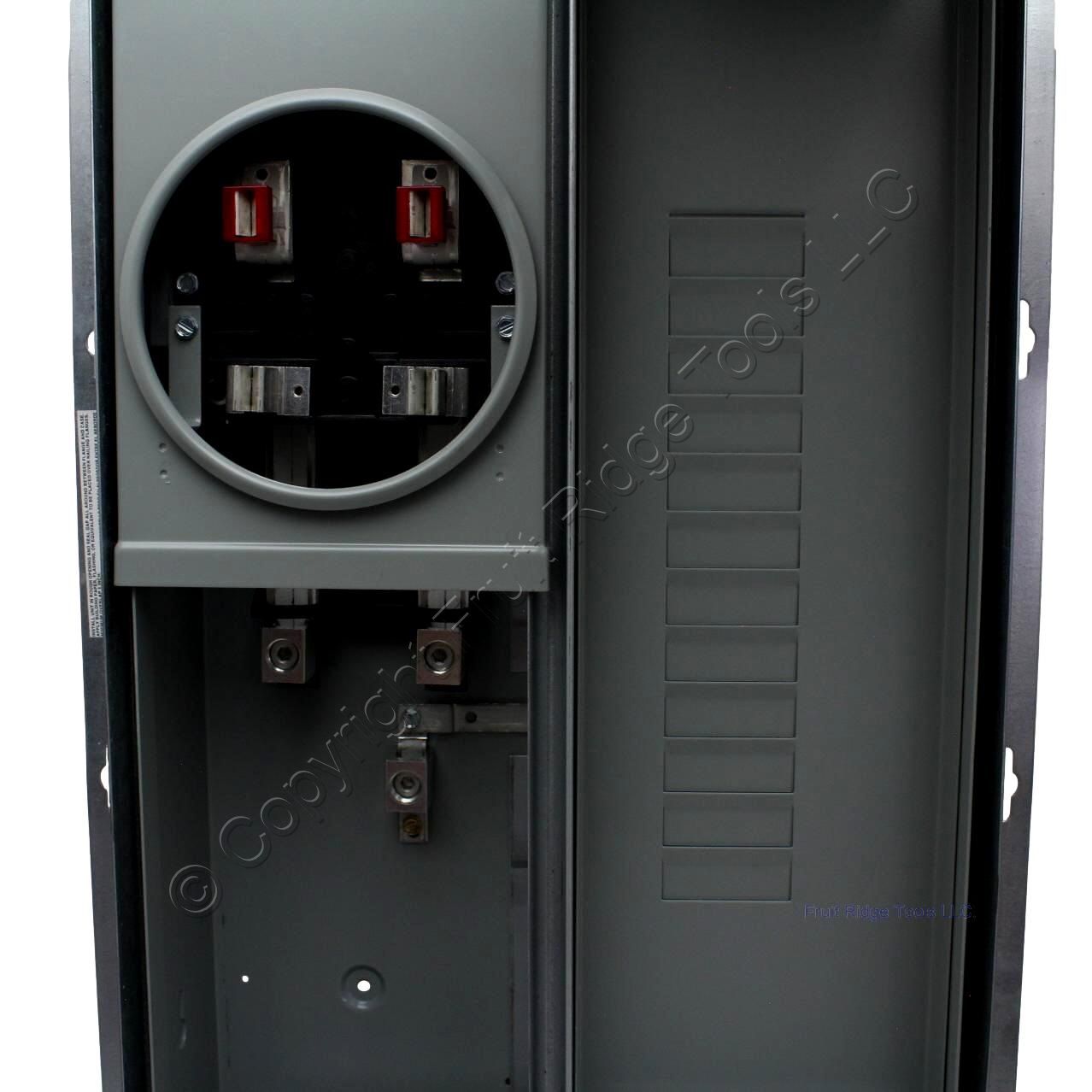Eaton Ring Meter Main Lug Panel 12 Breaker Space 200A 120/240V MBE1212L200BTF