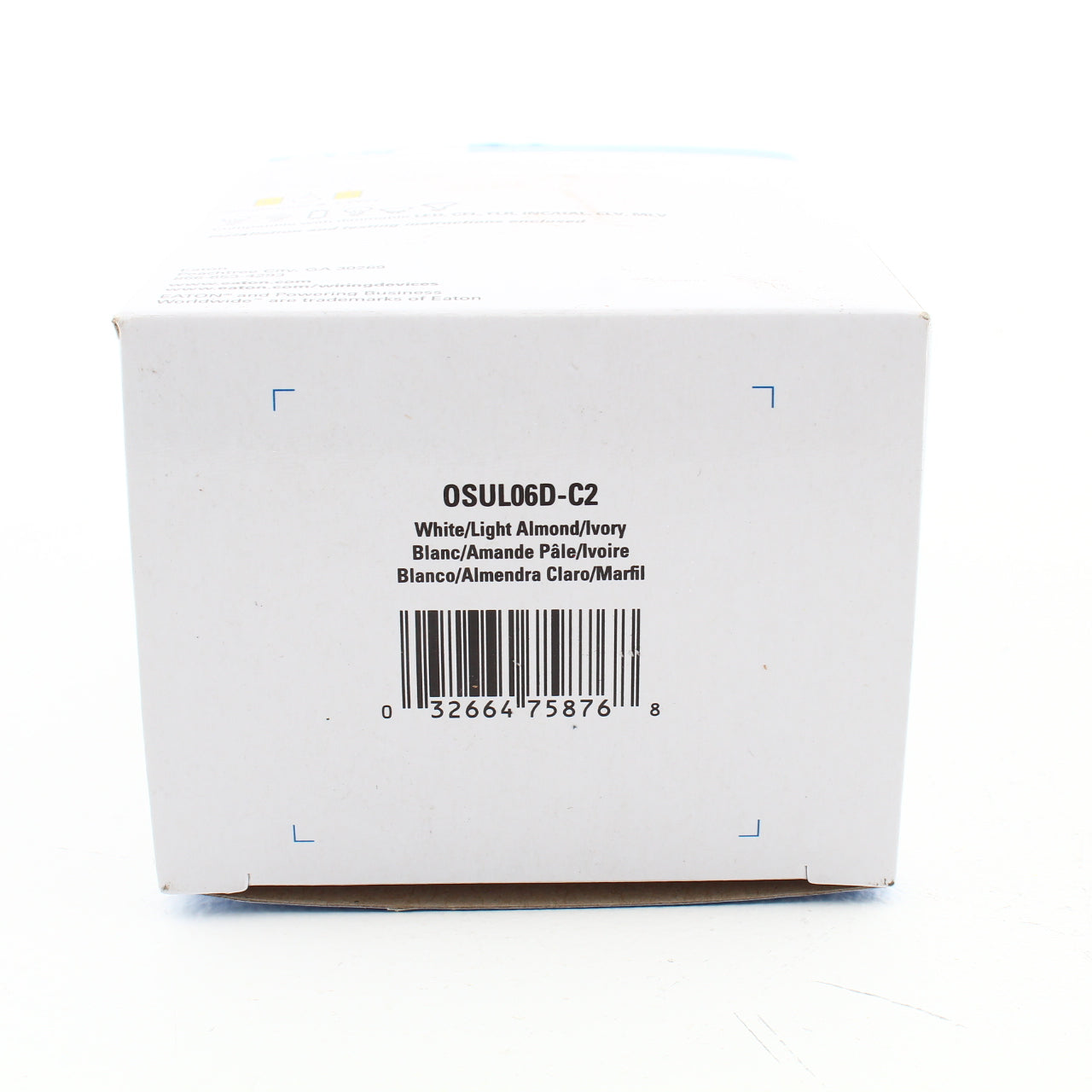 Eaton OSUL06D Lt Almond Occupancy Sensor 1+3Way White/Ivory/ LED/CFL/FLR/MLV/ELV