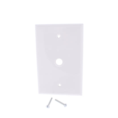 Eaton PJ11W White 1-Gang Phone .406" Unbreakable Mid-Size Covers Box Mount 20pcs