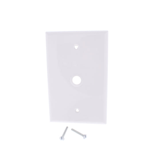 Eaton PJ11W White 1-Gang Phone .406" Unbreakable Mid-Size Covers Box Mount 20pcs
