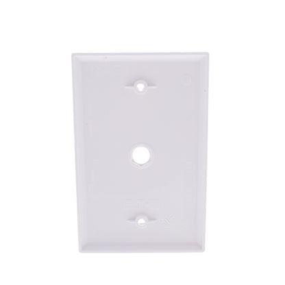 Eaton PJ11W White 1-Gang Phone .406" Unbreakable Mid-Size Covers Box Mount 20pcs
