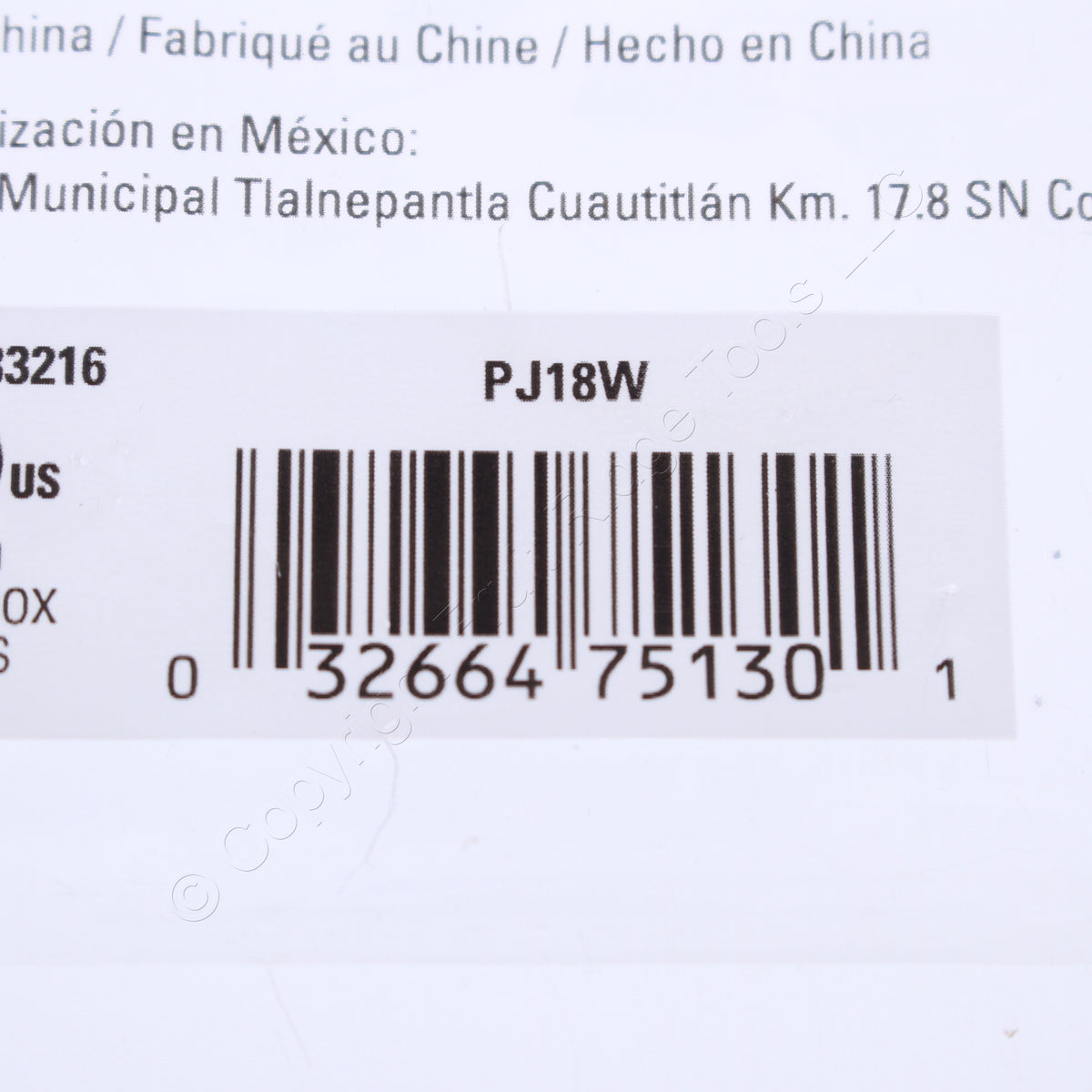 Eaton PJ18W White 2-Gang Toggle Duplex Outlet Unbreakable Nylon Wallplate Cover