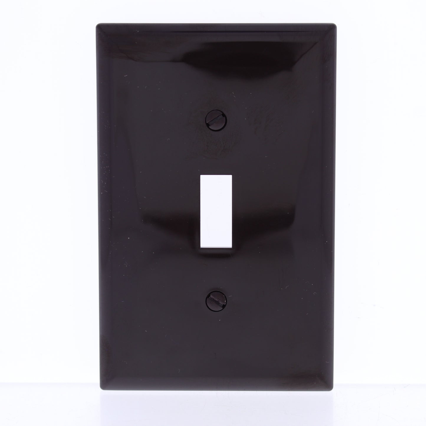 Eaton PJ1B Brown 1-Gang Toggle Switch Unbreakable Mid-Size Wallplate Nylon Cover