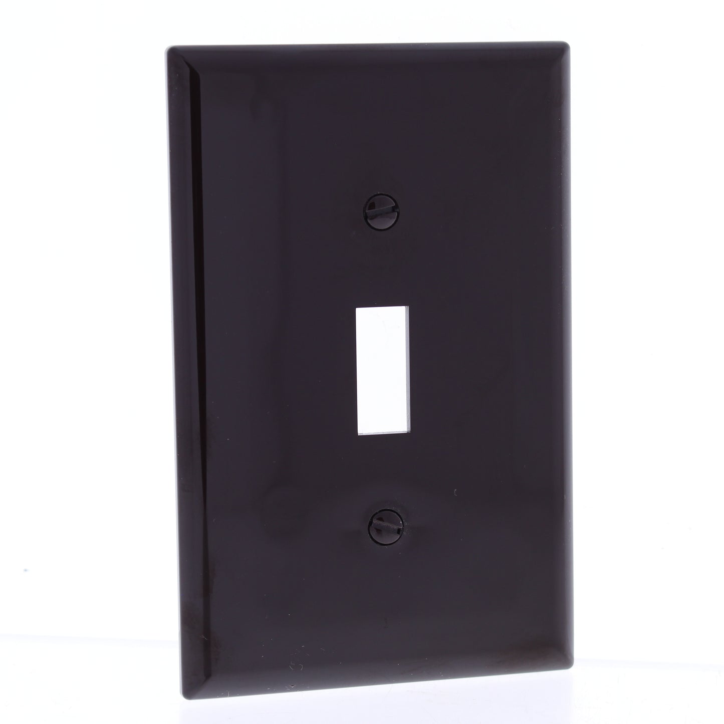 Eaton PJ1B Brown 1-Gang Toggle Switch Unbreakable Mid-Size Wallplate Nylon Cover