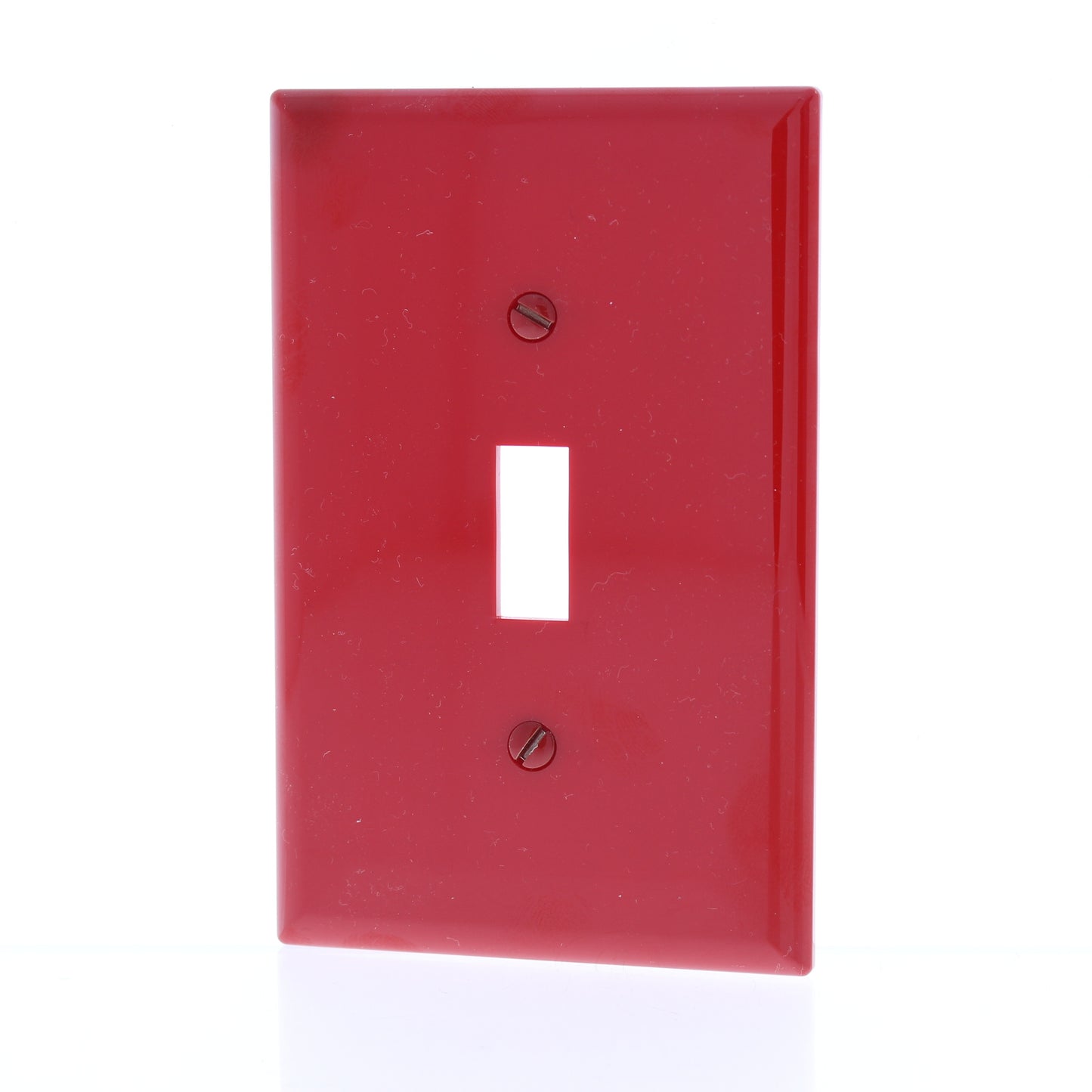 Eaton PJ1RD Red 1-Gang Toggle Thermoplastic Unbreakable Mid-Size Wallplate Cover