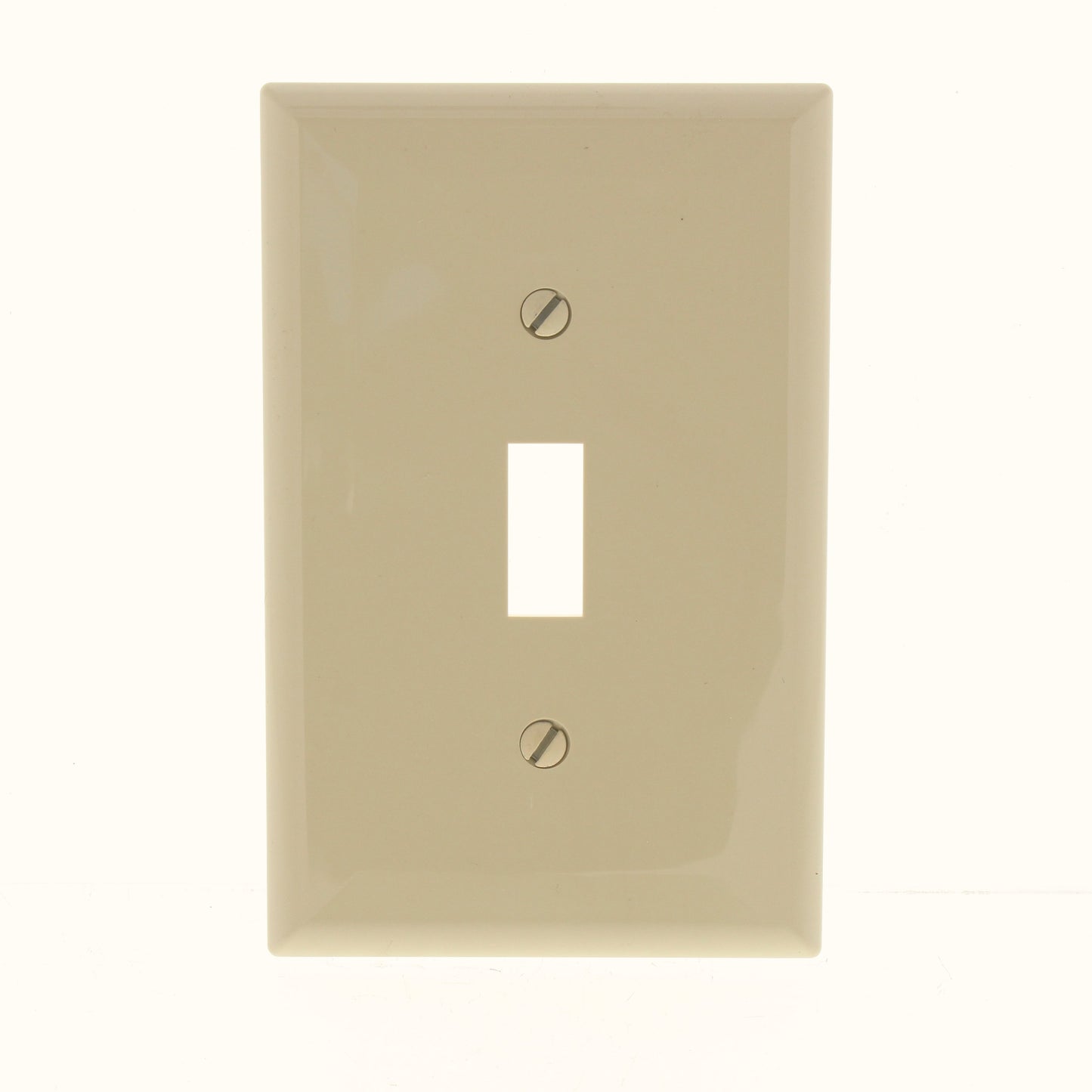Eaton PJ1V Ivory 1-Gang Toggle Switch Unbreakable Mid-Size Wallplate Nylon Cover