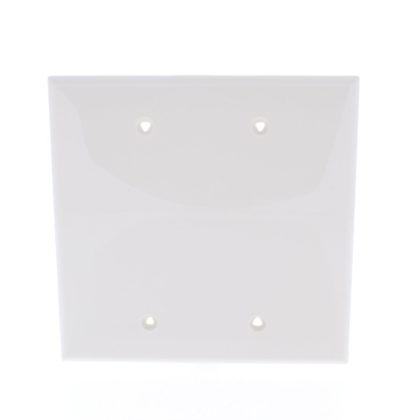 Eaton PJ23LA Light Almond 2-Gang Mid-Size Blank Nylon Wallplate Box Mount Cover