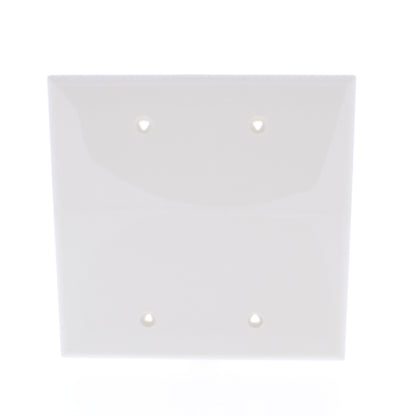 Eaton PJ23LA Light Almond 2-Gang Mid-Size Blank Nylon Wallplate Box Mount Cover