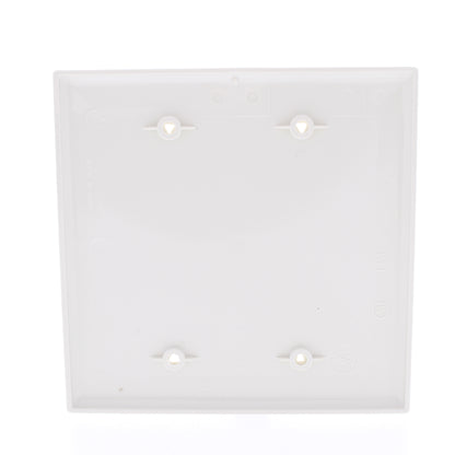 Eaton PJ23LA Light Almond 2-Gang Mid-Size Blank Nylon Wallplate Box Mount Cover