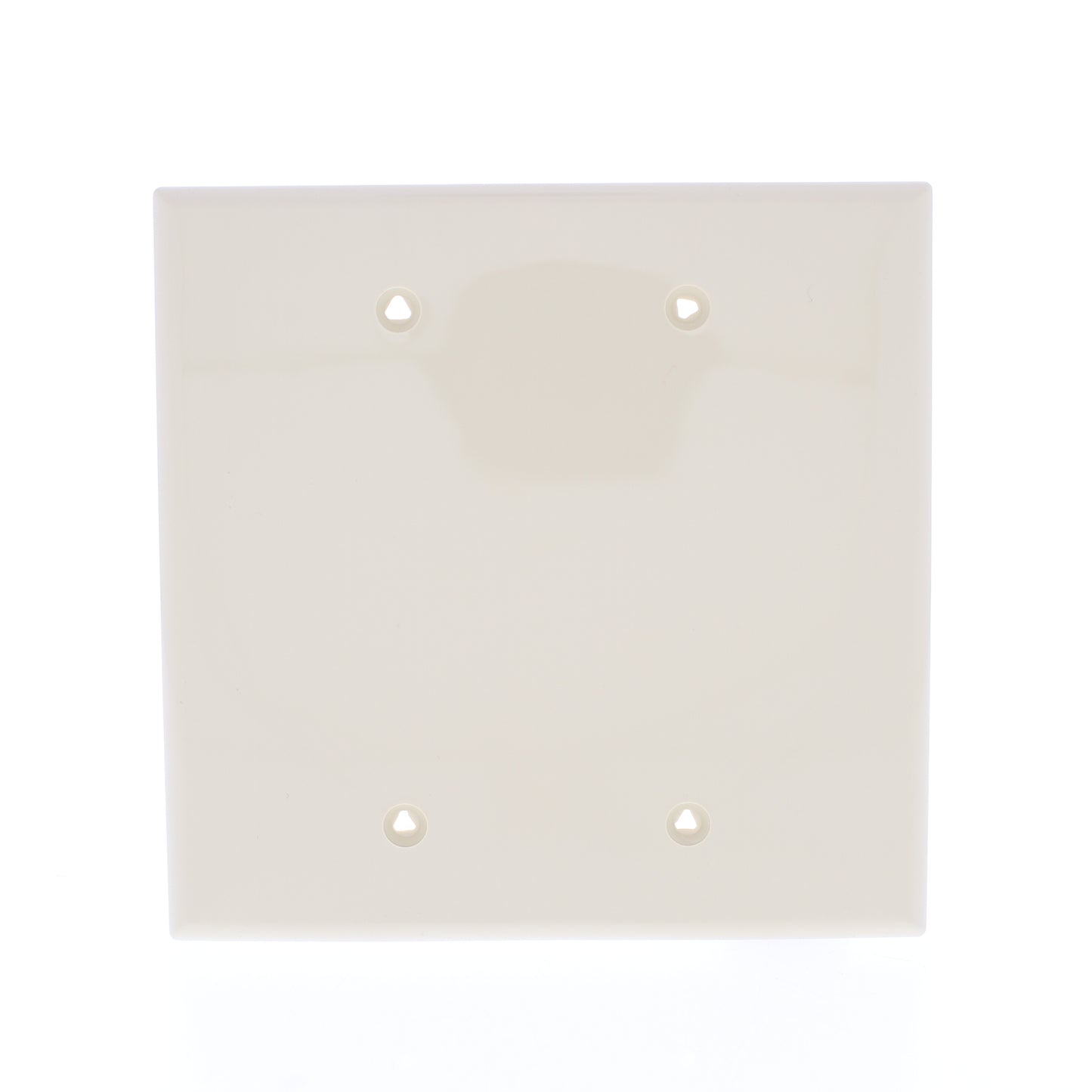 Eaton PJ23V Ivory 2-Gang Unbreakable Mid-size 2-Gang Blank Nylon Wallplate Cover