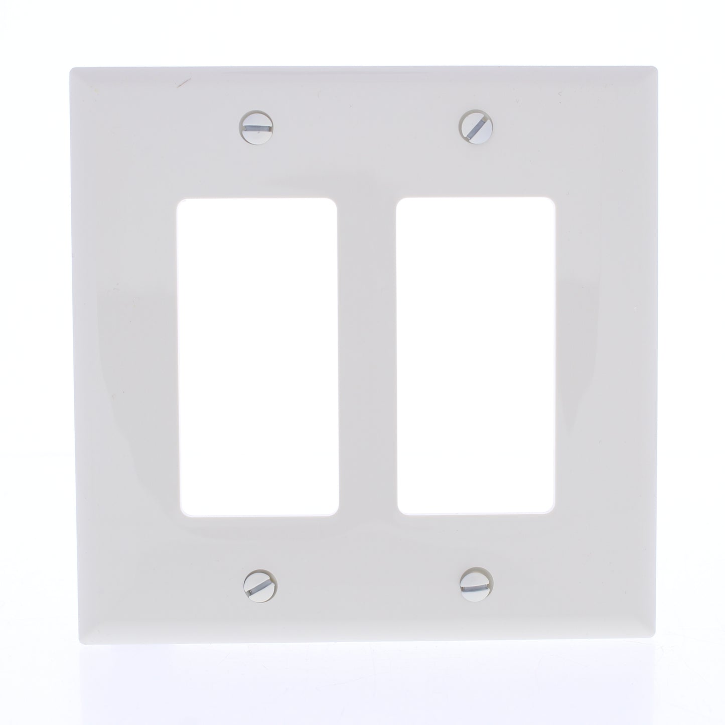 Eaton PJ262LA Light Almond 2-Gang Decorator GFCI Nylon Mid-Size Wallplate Cover