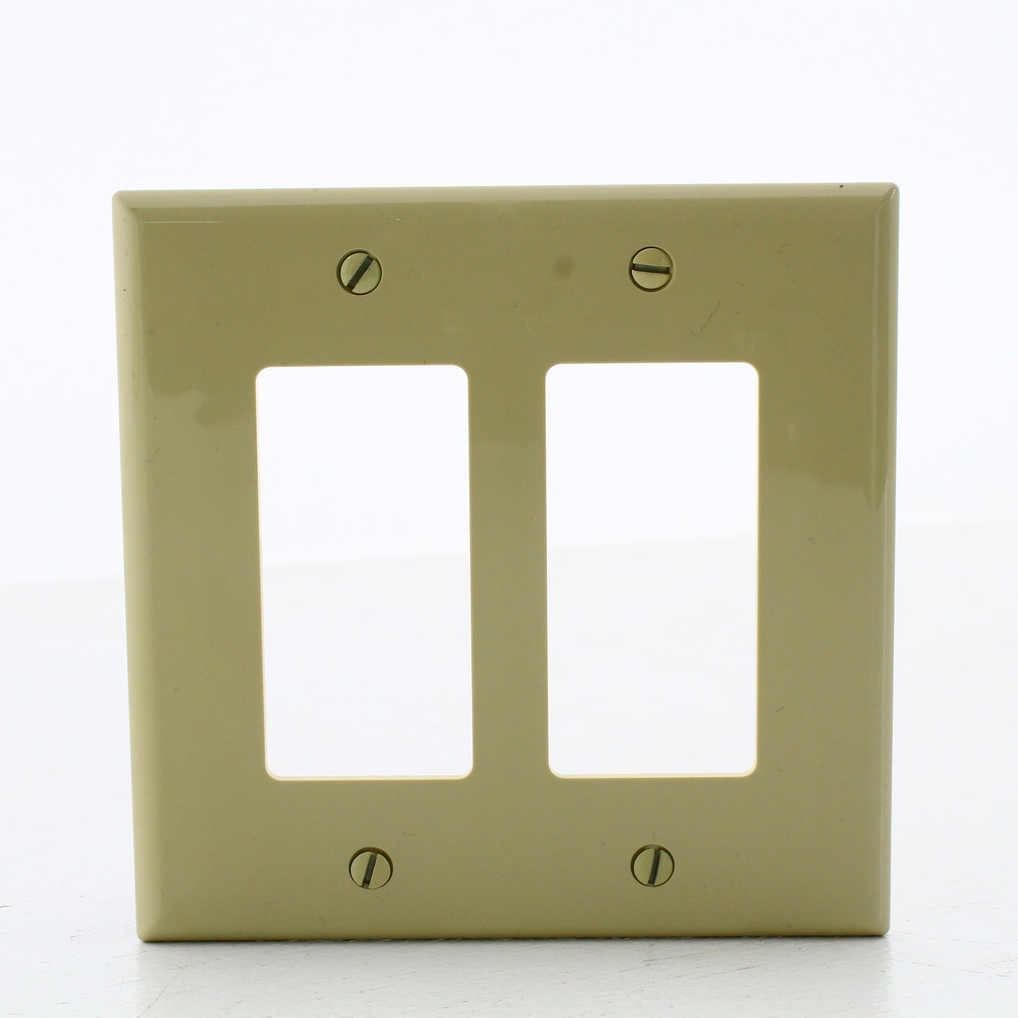 Eaton PJ262V Ivory 2-Gang Decorator GFCI Nylon Mid-Size Wallplate Cover 20-pack