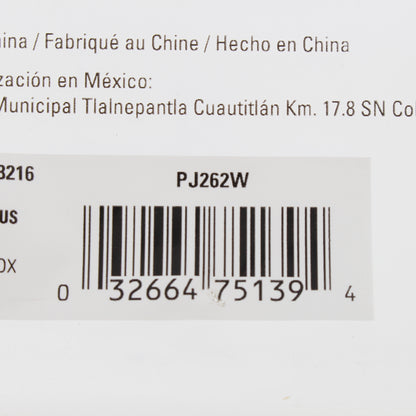 Eaton PJ262W White 2-Gang Decorator GFCI Unbreakable Mid-Size Wallplate Cover