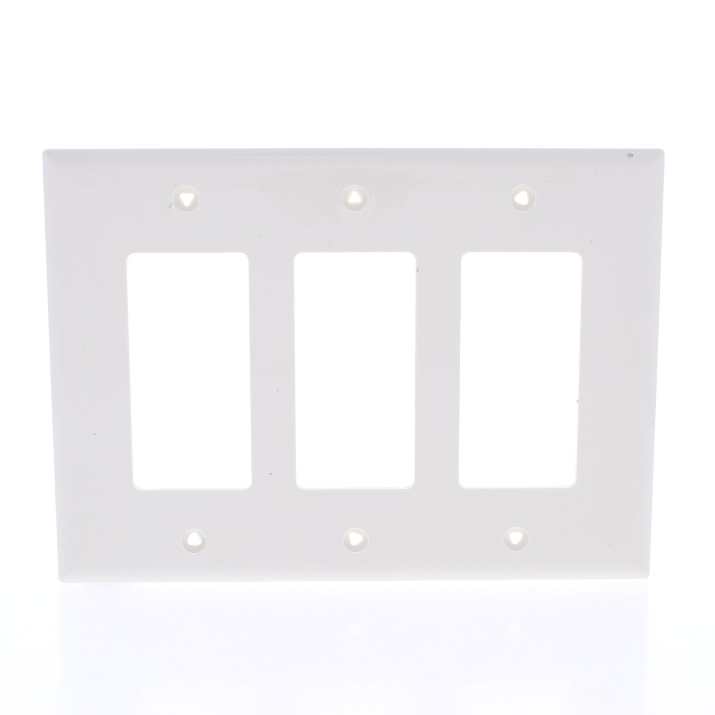 Eaton PJ263LA Light Almond 3-Gang Decorator GFCI Nylon Mid-Size Wallplate Cover