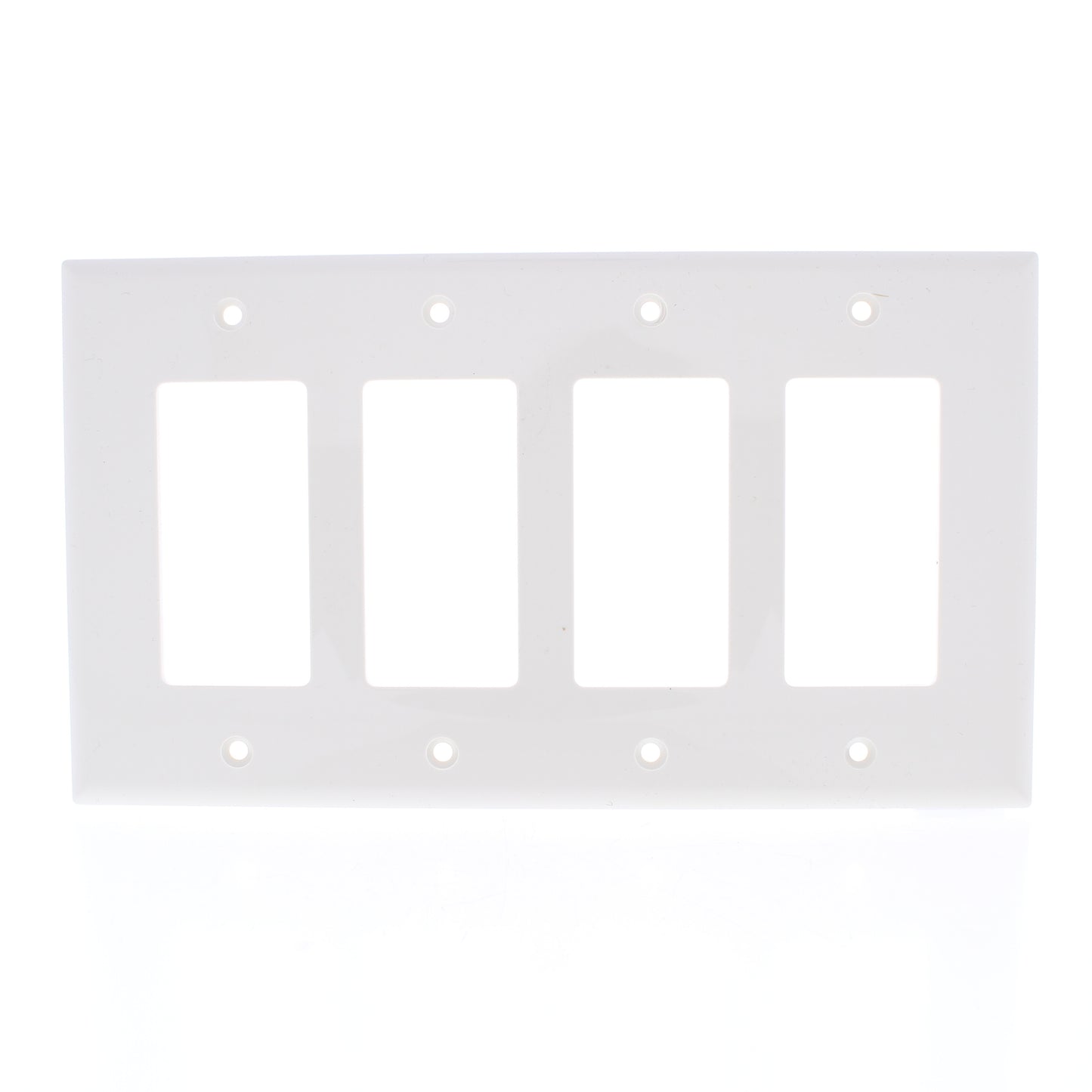 Eaton PJ264LA Light Almond 4-Gang Decorator GFCI Nylon Mid-Size Wallplate Cover