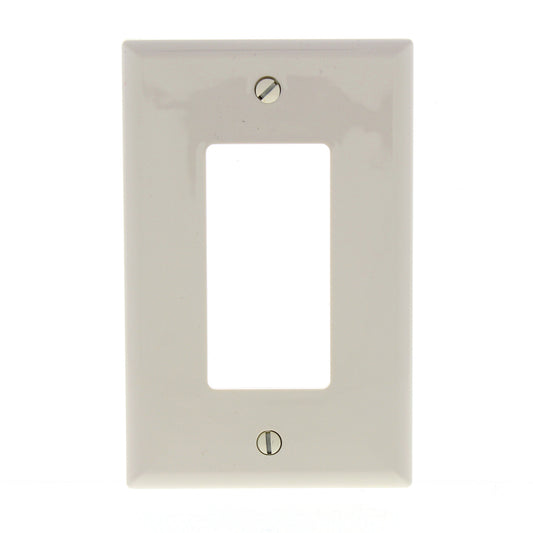 Eaton PJ26LA Light Almond 1-Gang Decorator GFCI Nylon Mid-Size Wallplate Cover