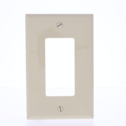 Eaton PJ26V Ivory 1-Gang Decorator GFCI GFI Unbreakable Mid-Size Wallplate Cover